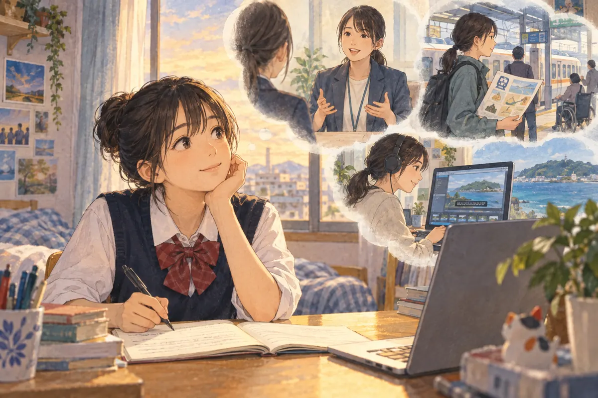 本课插图:An Interview with My Future Self