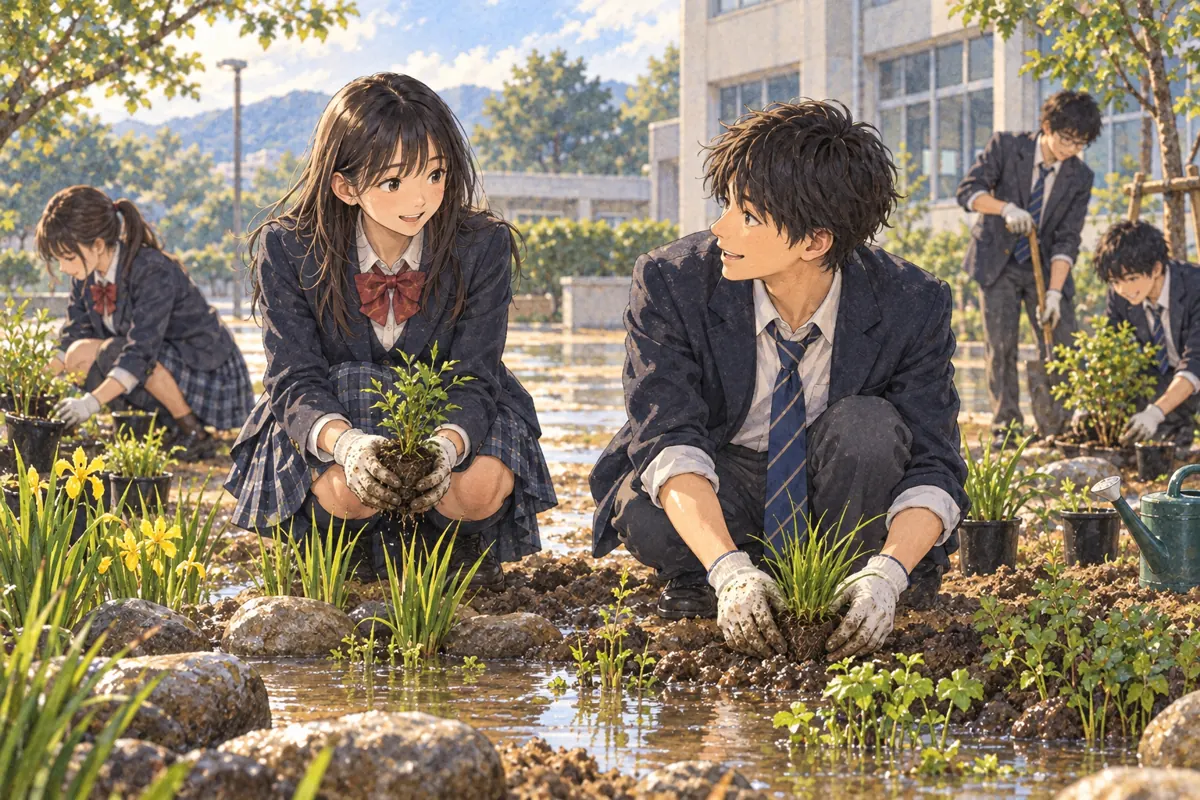 Lesson illustration:A Garden That Held the Water