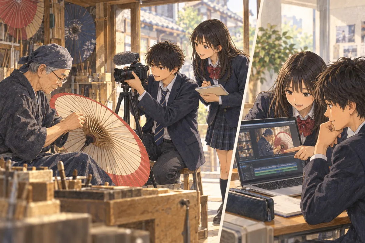 Lesson illustration:Subtitles for a Local Story