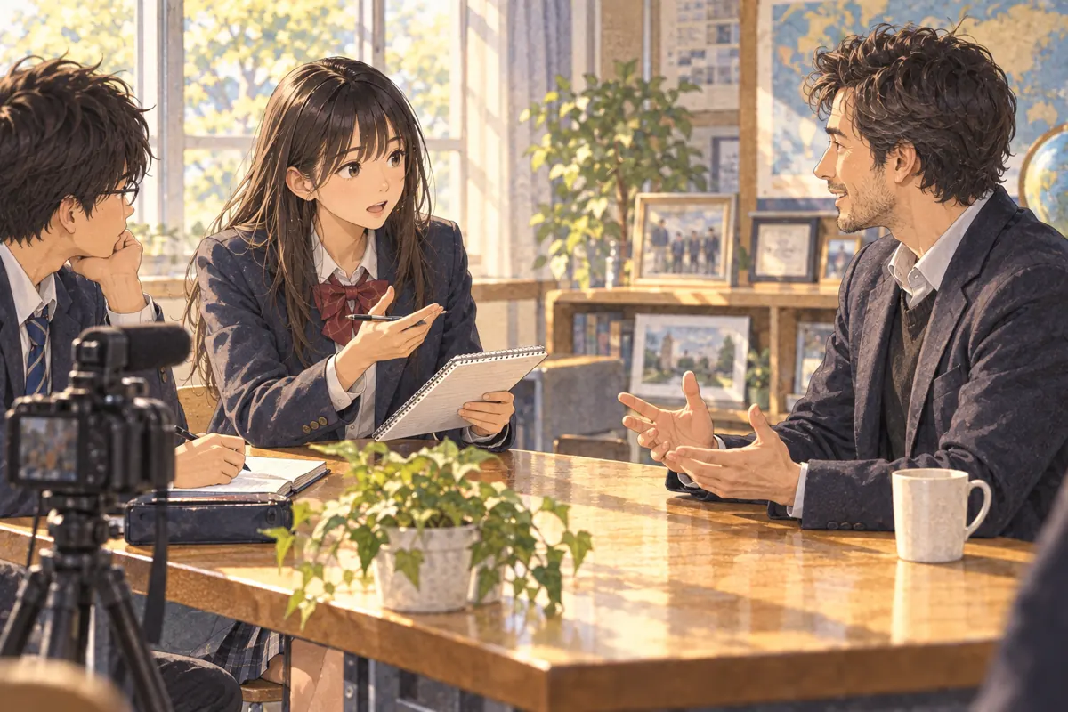 Lesson illustration：When the Interview Changed