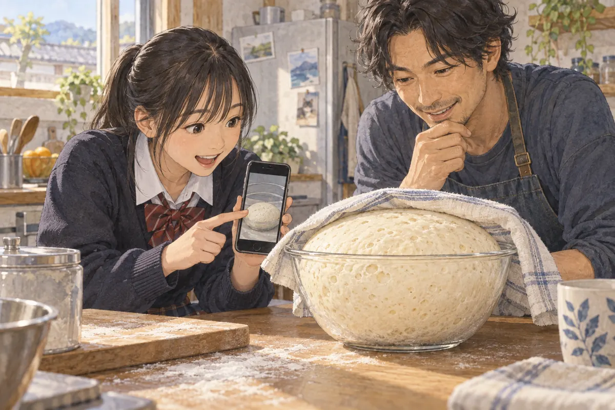 本课插图：Bread That Rose Overnight