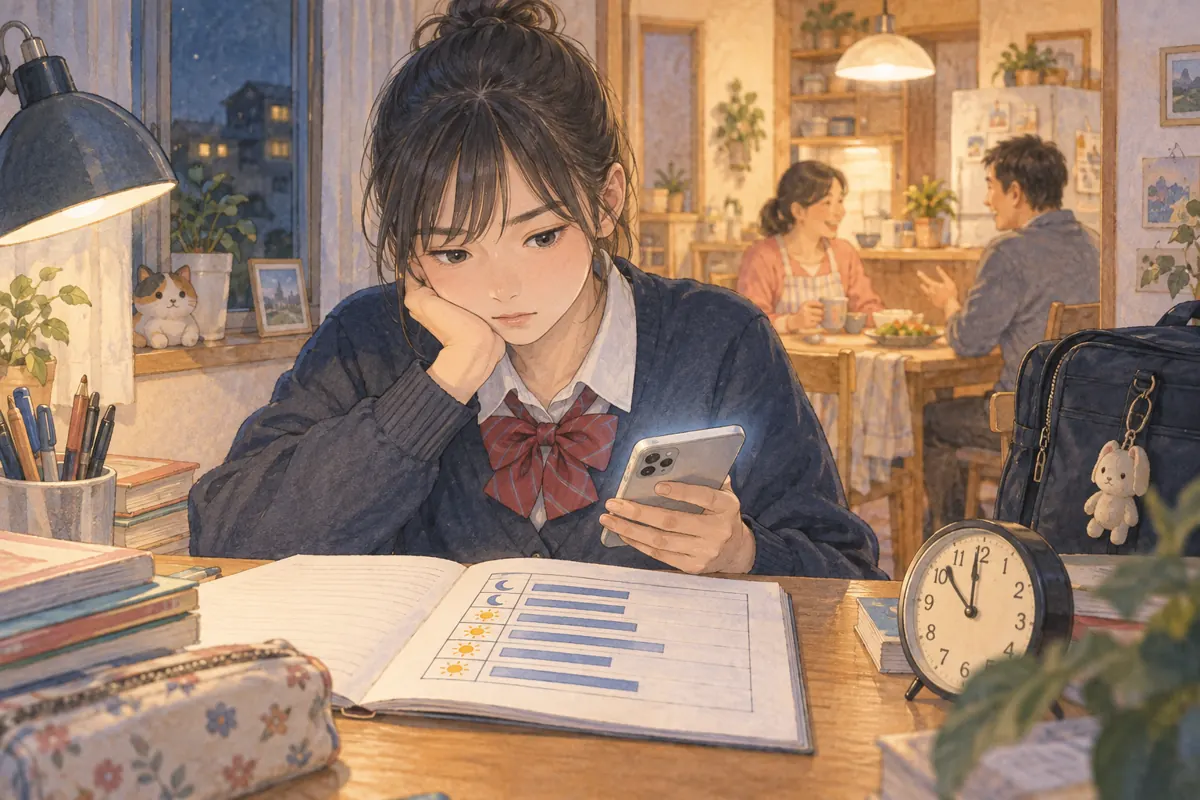 本课插图:The Sleep Log Surprise