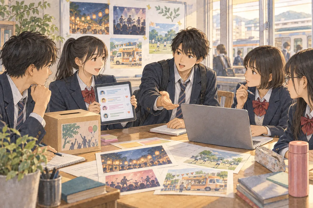 本课插图:A Voice in the Student Council
