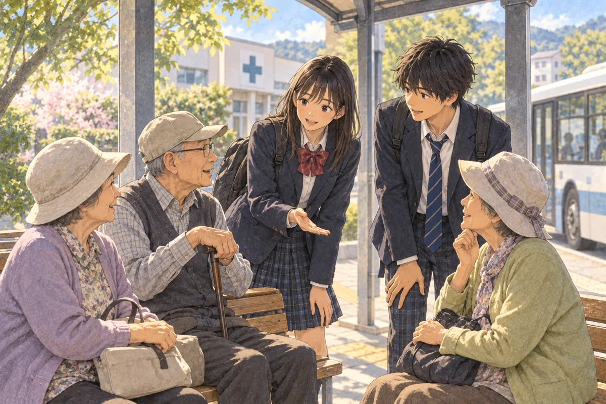 Lesson illustration:The Shade beside the Bus Stop