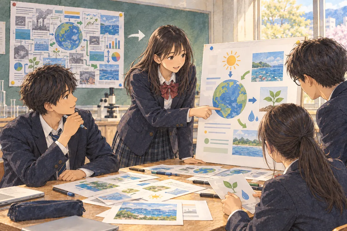 Lesson illustration：A Poster with Too Many Facts