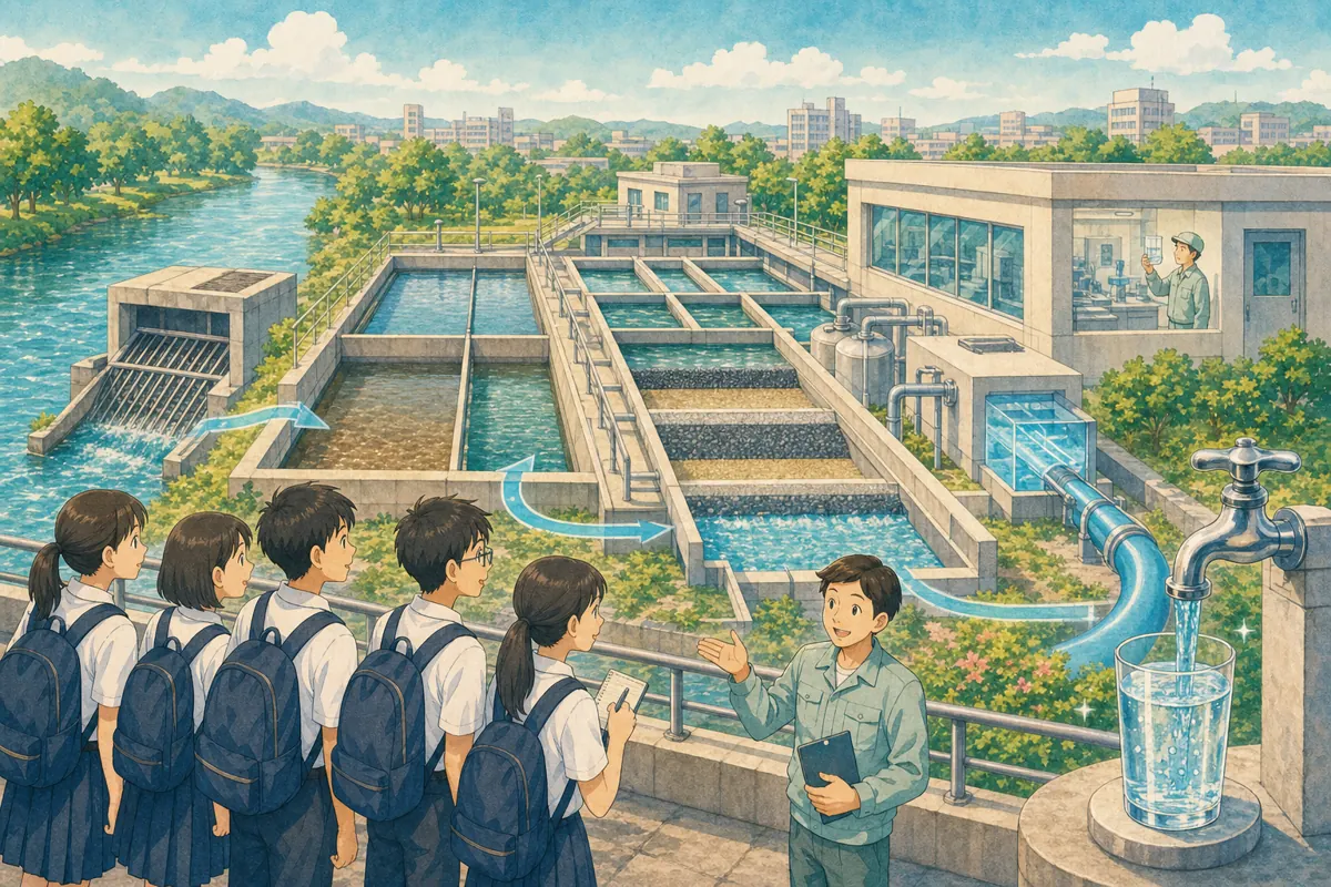本课插图：From Tap to Clean Water