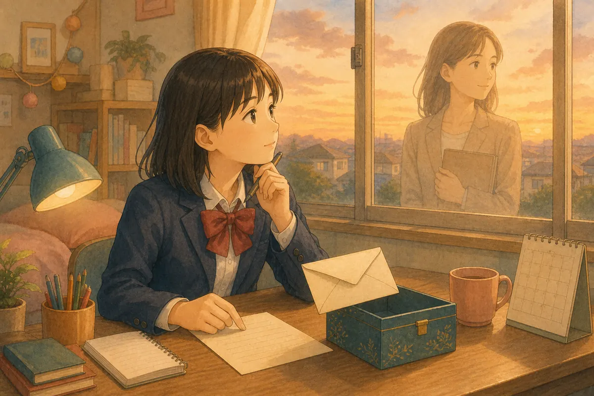 Lesson illustration：One Question for My Future Self