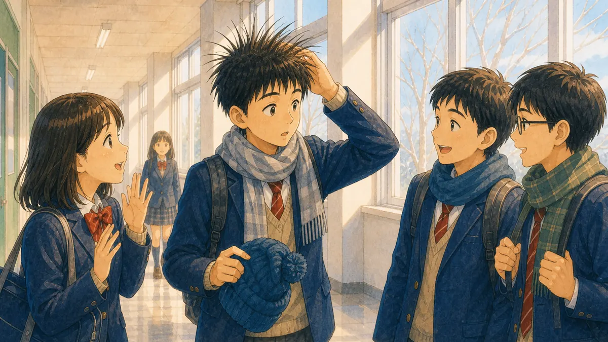 Lesson illustration：Static Hair on a Dry Day