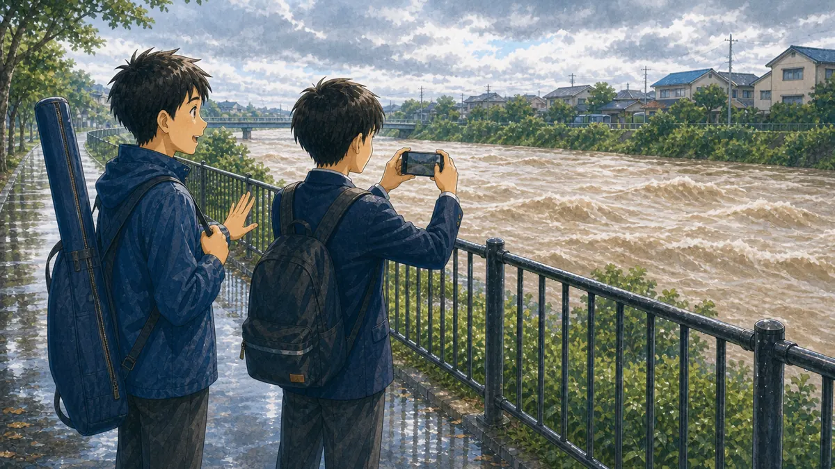Lesson illustration：The River After Heavy Rain