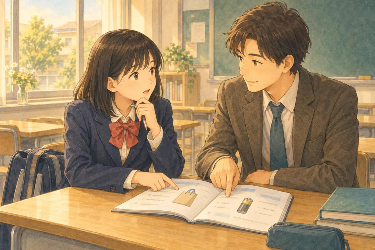 Lesson illustration：One Question After Class