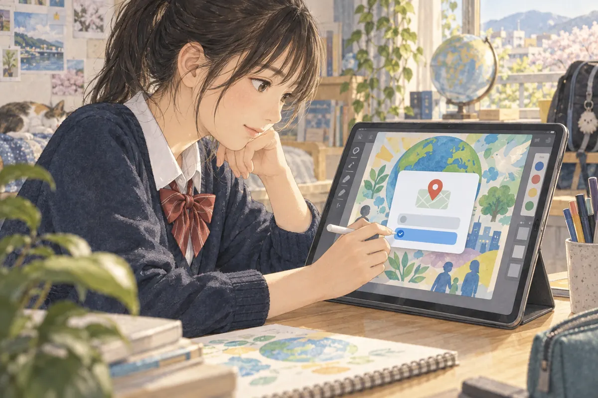Lesson illustration：The App Asked for My Location