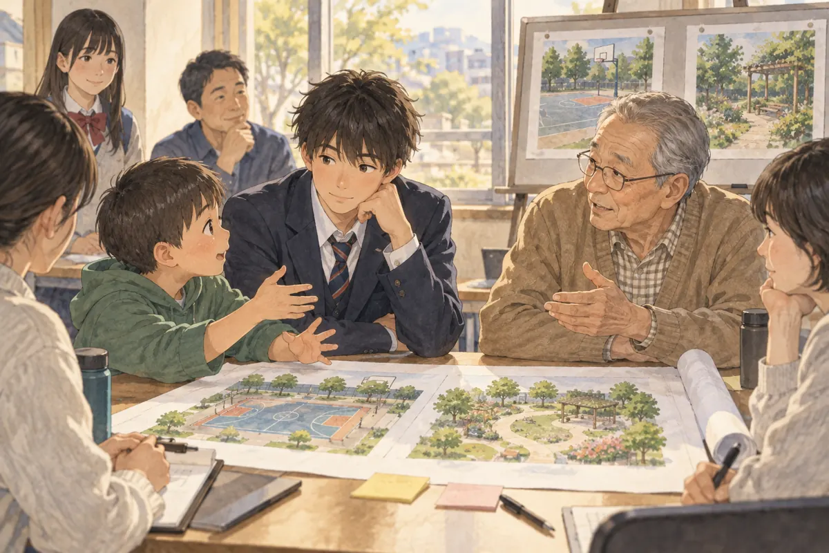 本课插图:The Vote That Changed the Park