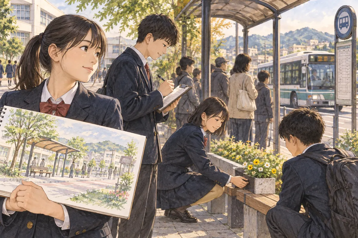 Lesson illustration:A Small Project for Our Future Town