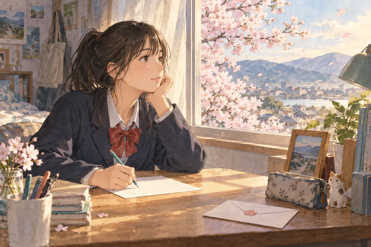 本课插图：A Letter I Will Open Next Spring
