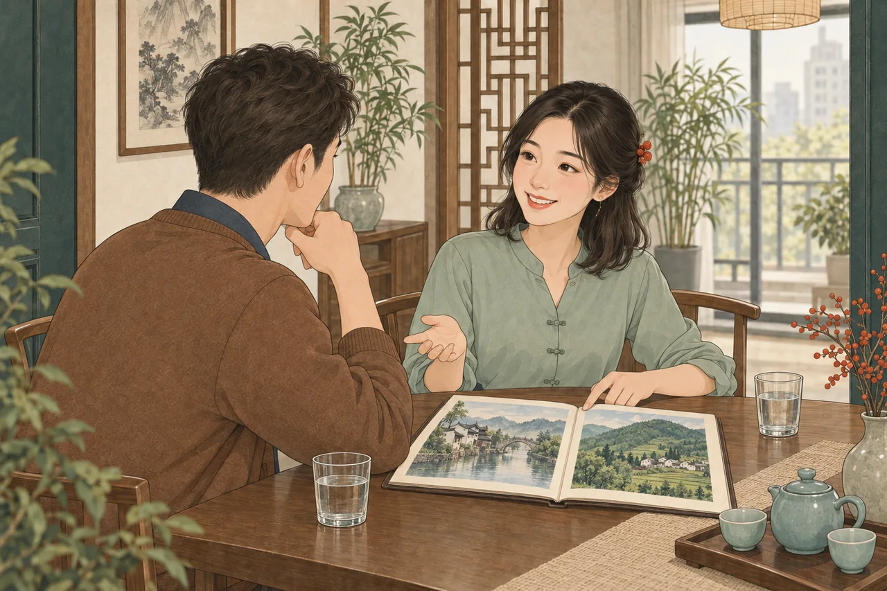 Lin and Sam talk about the places where they grew up.